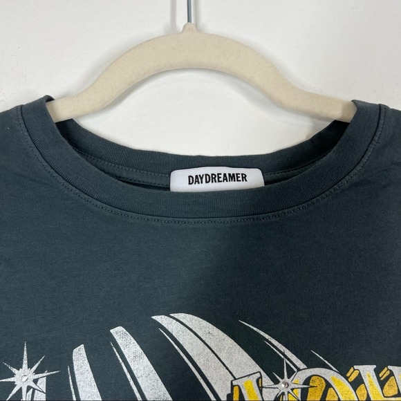 FREE PEOPLE NWOT Elton John World Tour Boyfriend Band Tee 1980 Daydreamer XS - Picture 4 of 10